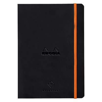 RHODIARAMA AGENDAS PERPÉTUEL A5 90G. 128p. NOIR RHODIARAMA AGENDAS PERPÉTUEL A5 90G. 128p. NOIR