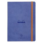 #RHODIARAMA PERPETUAL DIARY 90G. 64s. 5.75x8.25 SAPPHIRE BLU