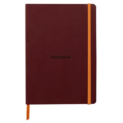 RHODIARAMA CAHIER SOUPLE LIGNÉ A5 LIE DE VIN RHODIARAMA CAHIER SOUPLE LIGNÉ A5 LIE DE VIN
