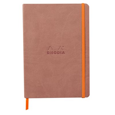RHODIARAMA CAHIER SOUPLE DOT A5 BOIS DE ROSE RHODIARAMA CAHIER SOUPLE DOT A5 BOIS DE ROSE