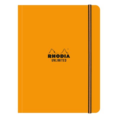 Rhodia Unlimited ORANGE A5+ 16x21cm 120p L+C détachables mic Rhodia Unlimited ORANGE A5+ 16x21cm 120p L+C détachables mic