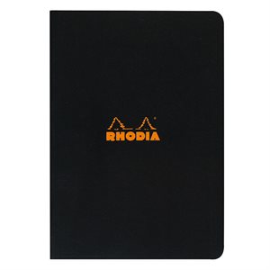 Rhodia Black Staplebound Notebook