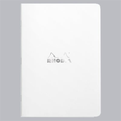 Cahier piqué Blanc Rhodia Cahier piqué Blanc Rhodia