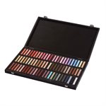 Coffret bois 72 Pastels - Portait