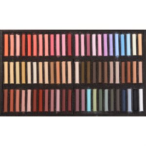 Coffret bois 72 Pastels - Portait