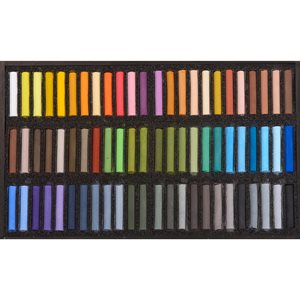Coffret bois 72 Pastels - Paysage