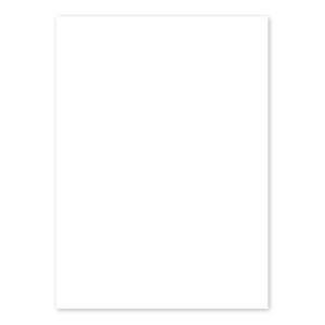 25 FEUILLES 120g 8½x11 BLANCHE