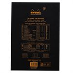 Bloc agrafé Noir Rhodia