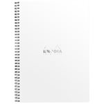 RHODIA WIREBOUND NOTEBOOK WHITE
