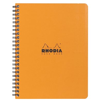 Cahier spiralé Orange Rhodia Cahier spiralé Orange Rhodia
