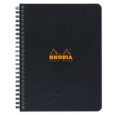 Cahier spiralé Noir Rhodia Cahier spiralé Noir Rhodia