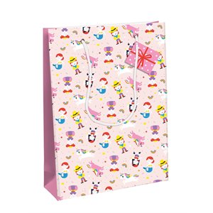 HÉROS FILLE, SAC LARGE 26,5x14xx33 cm,