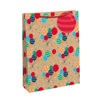 #Sac large Ballons Kraft 26,5x14x33cm #Sac large Ballons Kraft 26,5x14x33cm