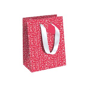 Flora, Kraft blanc, sac moyen 21, 5x10, 2x25, 3cm