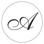 Seal and Wooden Handle A to Z Script Style