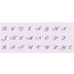 Seal and Wooden Handle A to Z Script Style