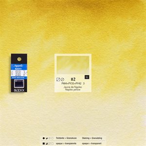 Aquarelle Jaune de Naples - 1 / 2 godet