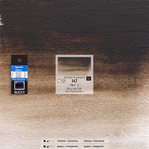 Aquarelle Brun Van Dijk - 1 / 2 godet
