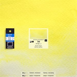 Aquarelle Jaune Citron - 1 / 2 godet