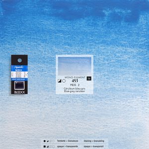 Aquarelle Coeruleum Gris - 1 / 2 godet