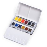 Watercolour Metal Box + 12 half pans