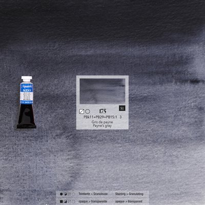 Aquarelle Gris De Payne - 15ml tube Aquarelle Gris De Payne - 15ml tube