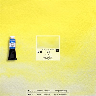 Aquarelle Jaune Citron - 15ml tube Aquarelle Jaune Citron - 15ml tube