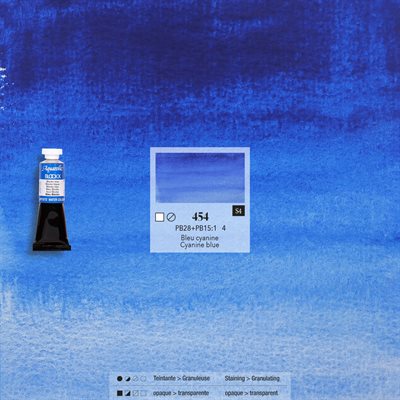 Aquarelle Bleu Cyanine - 15ml tube Aquarelle Bleu Cyanine - 15ml tube