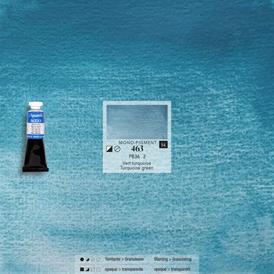 Aquarelle Vert Turquoise - 15ml tube Aquarelle Vert Turquoise - 15ml tube