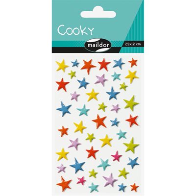 Autocollants Cooky étoiles Autocollants Cooky étoiles