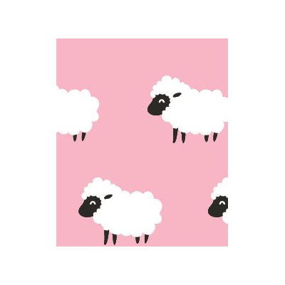 #Excellia 80g, rl Moutons fd rose 2x0,70m #Excellia 80g, rl Moutons fd rose 2x0,70m