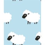 #Excellia 80g, rl Sheeps blue background 2x0,70m