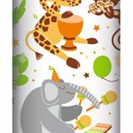#Kraft blanc 60g, rl Animaux fête 2x0,70m