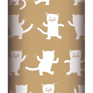 #Kraft brun 60g, rl Chats dansant 2x0,70m