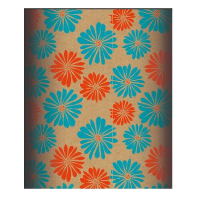 #Kraft brun 60g, rl Fleurs 2x0,70m #Kraft brun 60g, rl Fleurs 2x0,70m