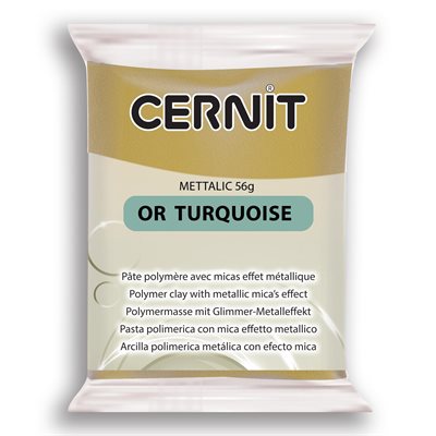 Cernit METALLIC 56 g Or turquoise Cernit METALLIC 56 g Or turquoise