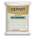 Cernit METALLIC 56 g Or turquoise