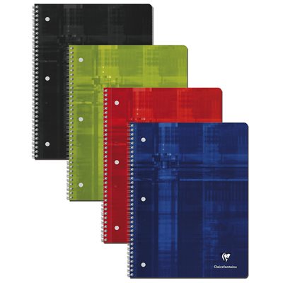 Cahier spiralé troué ligné Métric Cahier spiralé troué ligné Métric