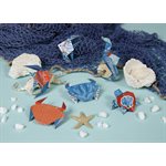 KIT ORIGAMI 60F 10x10cm - 15x15cm - 20x20cm -FAUNE MARINE