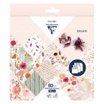 ORIGAMI pack 60 sheets 10x10cm - 15x15cm - 20x20cm - Drie