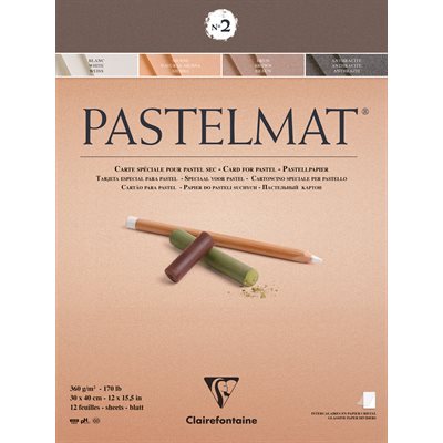 PASTELMAT 360g 12fls 30x40 4 TEINTES PASTELMAT 360g 12fls 30x40 4 TEINTES
