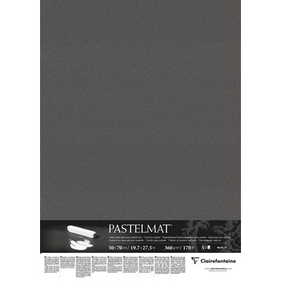 PASTELMAT 360g 5fls 50x70 ANTHRACITE PASTELMAT 360g 5fls 50x70 ANTHRACITE