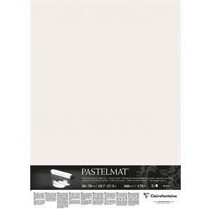 PASTELMAT 360g 5fls 50x70 BLANC