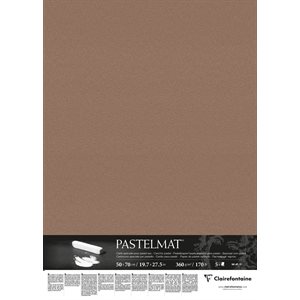 PASTELMAT 360g 5fls 50x70 BRUN