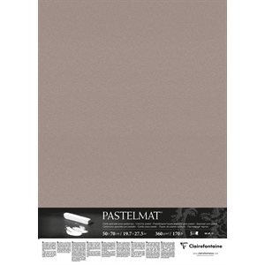 PASTELMAT 360g 5fls 50x70 GRIS FONCÉ