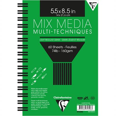 Bloc R.I. Mix Media 14x21,6 60F 160g Bloc R.I. Mix Media 14x21,6 60F 160g