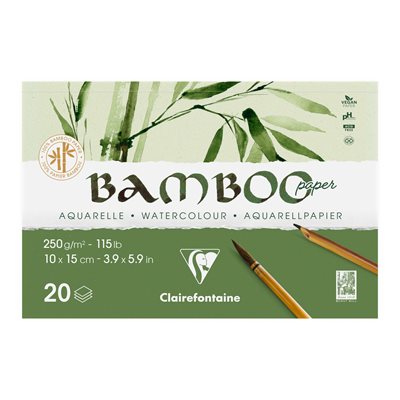 Bloc collé 20F Bambou 250g 10x15cm P Bloc collé 20F Bambou 250g 10x15cm P