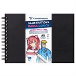 maLayout Illustration Manga Comics Wirebound Book A4 75sh 10