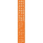 6 Assorted Stencils Alphabet