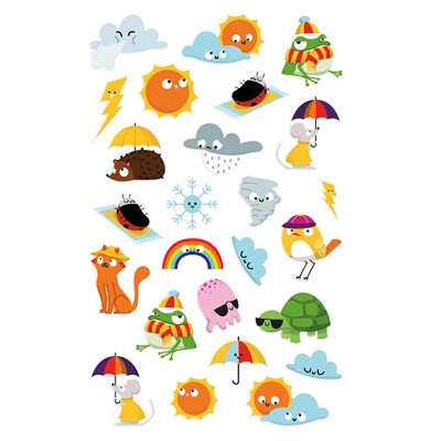 Cooky, Sach 1 pl 7,5x12cm, Météo Cooky, Sach 1 pl 7,5x12cm, Météo